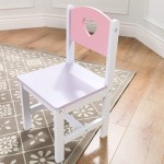 Masuta copii cu inimioare, cu doua scaunele din lemn si spatii de depozitare- Heart Kidkraft Table